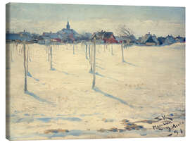 Leinwandbild Hornbaek im Winter, 1891 - Peder Severin Krøyer