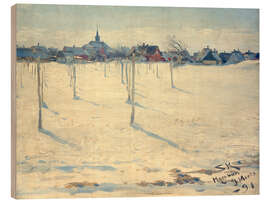 Puutaulu Hornbaek in winter, 1891