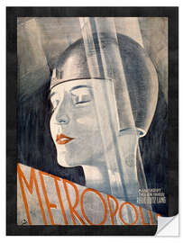 Wandsticker Metropolis, 1926, Kopf von Maria II