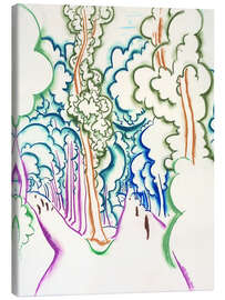 Stampa su tela Park paths - Walter Ophey