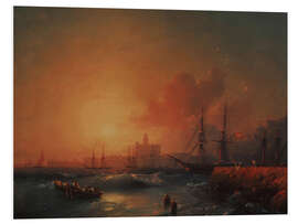 Hartschaumbild Malaga, 1854