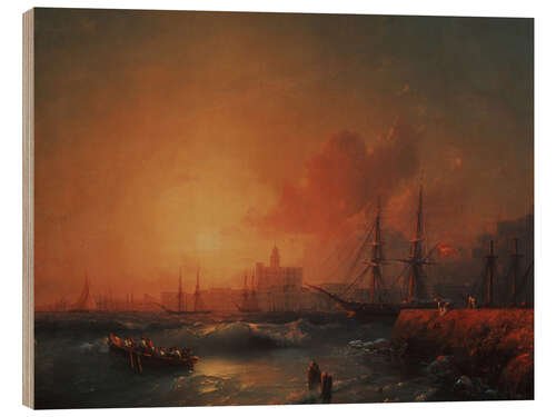 Trätavla Malaga, 1854
