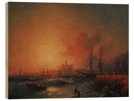 Trätavla Malaga, 1854 - Ivan Konstantinovich Aivazovsky