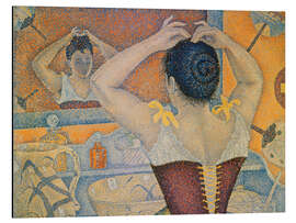 Magnettafel Sich frisierende Frau