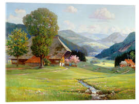 Quadro em acrílico Spring in the Black Forest - Arnold Lyongrün