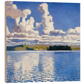 Wood print Cloud Towers, 1904