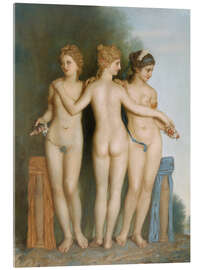 Acrylglasbild Die drei Grazien