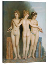 Obraz na płótnie The Three Graces - Jean Etienne Liotard