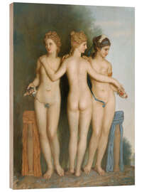 Holzbild Die drei Grazien