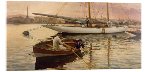 Acrylic print Marine, Port of Barcelona - Joan Llaverias, 1898