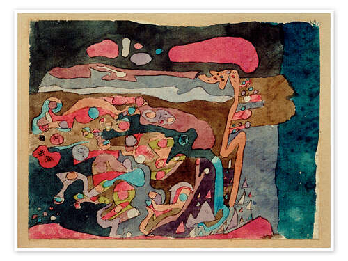 Poster Eye composition, miniature, 1916