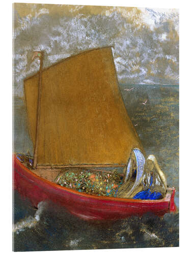 Stampa su vetro acrilico The yellow sail