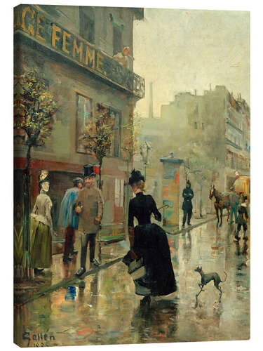 Obraz na płótnie Boulevard in Paris, 1885