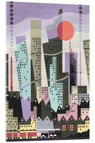 Cuadro de metacrilato Metropolis - Geoffrey Charles Archbold