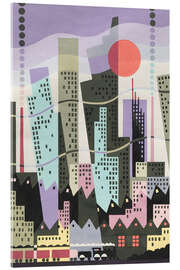 Cuadro de metacrilato Metropolis - Geoffrey Charles Archbold