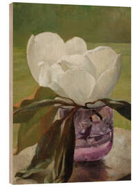 Holzbild Magnolienblüte, 1863