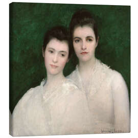 Obraz na płótnie Emeline and Josephine Tarbell, 1905 - Edmund Charles Tarbell