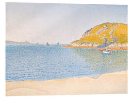 Acrylic print Port de Saint-Cast, 1890 - Paul Signac