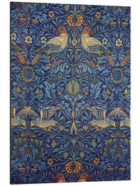 Quadro em alumínio Birds, Decorative fabric, 1878
