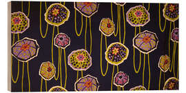 Holzbild Blütenkronen, 1920