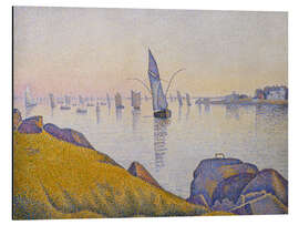 Quadro em alumínio Evening Rest, Concarneau, Opus 220 (Allegro Maestoso), 1891 - Paul Signac