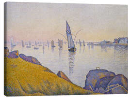 Canvas print Evening Rest, Concarneau, Opus 220 (Allegro Maestoso), 1891 - Paul Signac