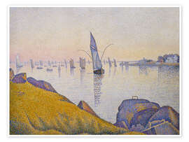 Wandbild Abendruhe, Concarneau, Opus 220 (Allegro Maestoso), 1891 - Paul Signac