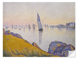 Naklejka na ścianę Evening Rest, Concarneau, Opus 220 (Allegro Maestoso), 1891