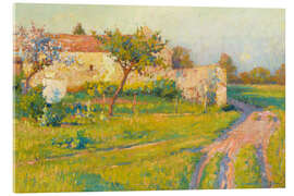 Stampa su vetro acrilico Spring in France - Robert William Vonnoh