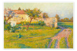 Veggbilde Spring in France - Robert William Vonnoh