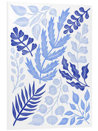Cuadro de PVC Blue branches - Martina illustration