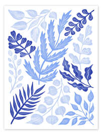 Obra artística Blue branches - Martina illustration