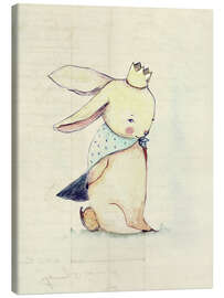 Canvas print Little Rabbit is a prince - Paola Zakimi