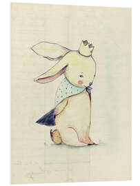 Hartschaumbild Das Kleine Kaninchen ist ein Prinz - Paola Zakimi