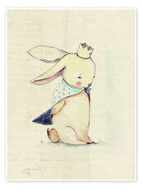 Tableau Little Rabbit is a prince - Paola Zakimi