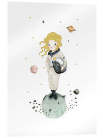 Acrylic print I will travel to Jupiter and back - Paola Zakimi