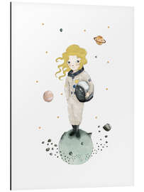 Cuadro de aluminio I will travel to Jupiter and back - Paola Zakimi