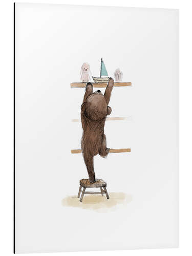 Cuadro de aluminio Bear adventure, finding his boat