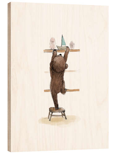 Puutaulu Bear adventure, finding his boat