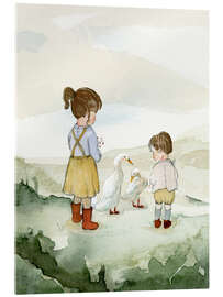 Acrylic print Inseparable siblings - Paola Zakimi