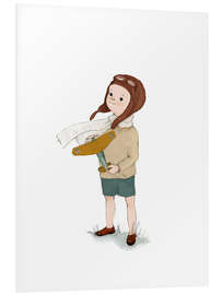 Hartschaumbild Die Abenteuer eines kleinen Piloten - Paola Zakimi