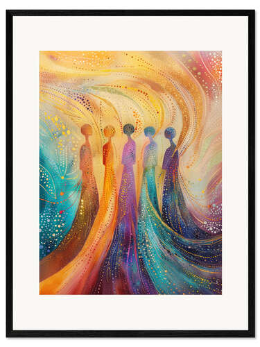 Framed art print Ethereal Guides