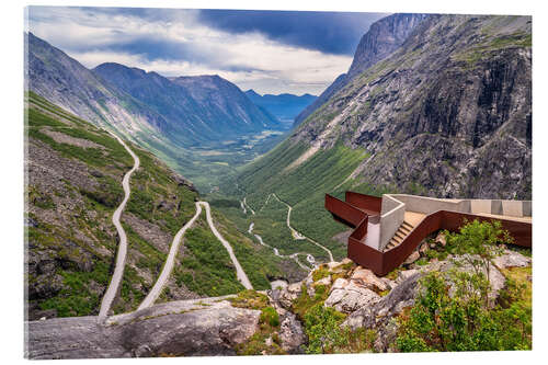 Acrylic print Trollstigen, Norway