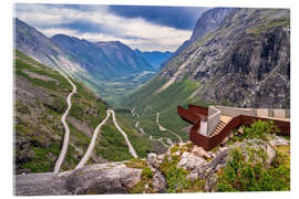 Acrylic print Trollstigen, Norway