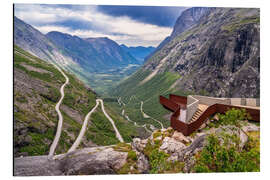 Cuadro de aluminio Trollstigen, Norway