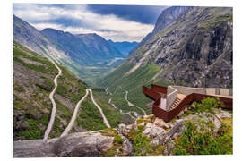 Hartschaumbild Trollstigen, Norwegen