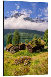 Alubild Urige Almhütten Breng Seter, See Lovatnet, Norwegen