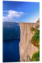 Cuadro de metacrilato Preikestolen rock pulpit, Norway