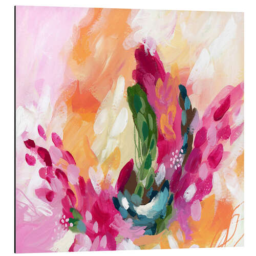 Aluminium print Abstract Bouquet