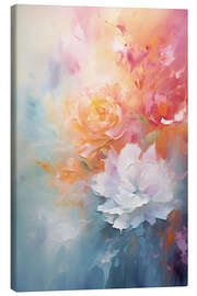 Obraz na płótnie Abstract Vibrant Modern Floral Blossoms - Gina Kelly